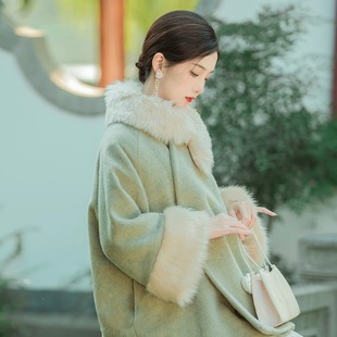 汉服女装国风女装冬装女新中式外套大码拜年唐装改良冬季旗袍上衣