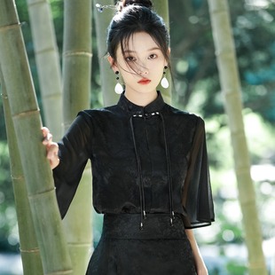 汉服夏季女马面裙小个子薄款唐装中国风女装上衣改良新中式连衣裙