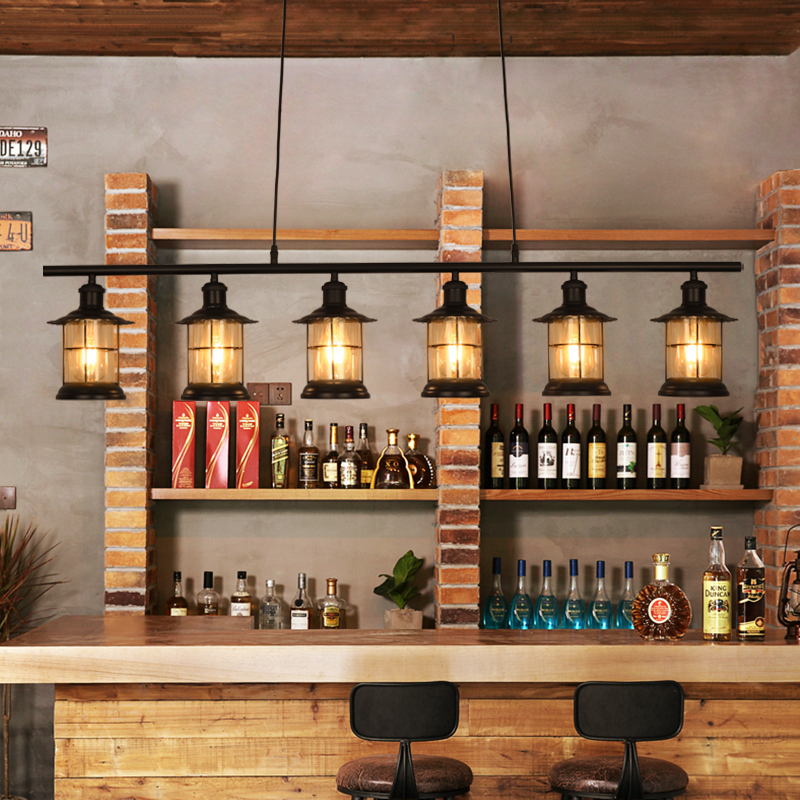 工业风吧台灯创意个性美式吊灯