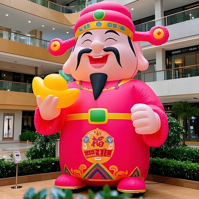 充气马年气模商场开业美陈引流