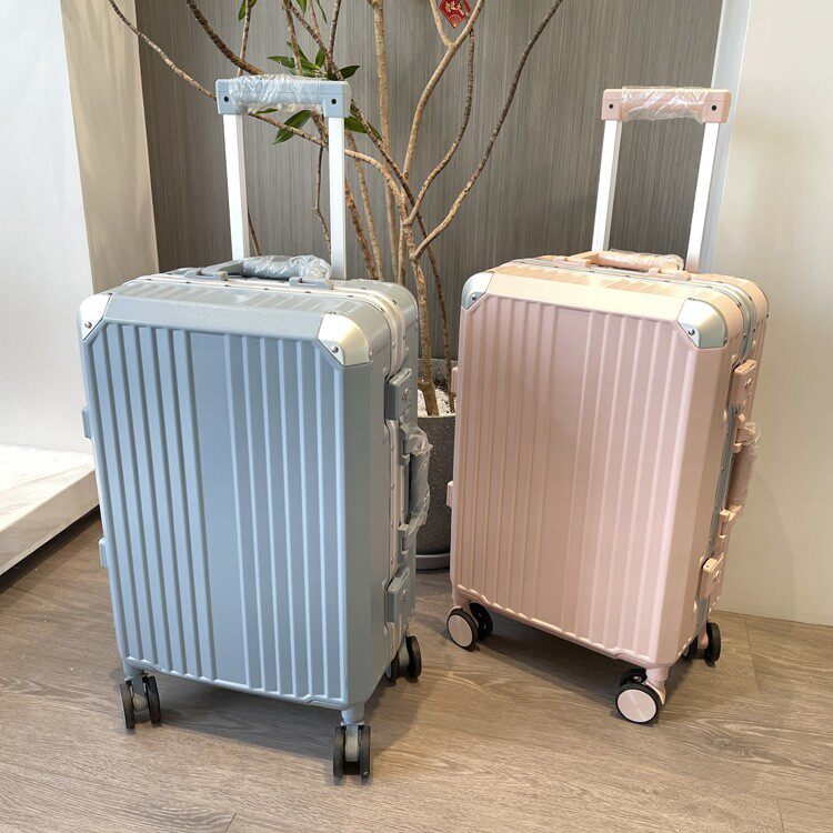 复古旅行箱登机箱PC万向轮