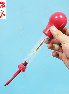 吸入式玻璃电解液比重计 1.1-1.3蓄电池比重浮计电瓶测试仪密度计