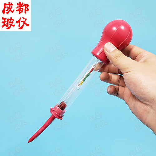 吸入式玻璃电解液比重计 1.1-1.3蓄电池比重浮计电瓶测试仪密度计