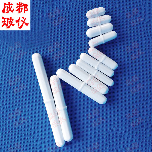 成都玻仪 聚四氟乙烯磁力搅拌子B型10mm~85mm带箍圆柱形F4磁转子