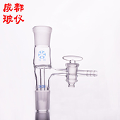 具活塞抽滤接头 具阀门真空抽气接头 法培