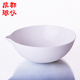 成都玻仪陶瓷蒸发皿60ml 500ml唐山陶瓷化学陶瓷圆底半球形蒸发皿