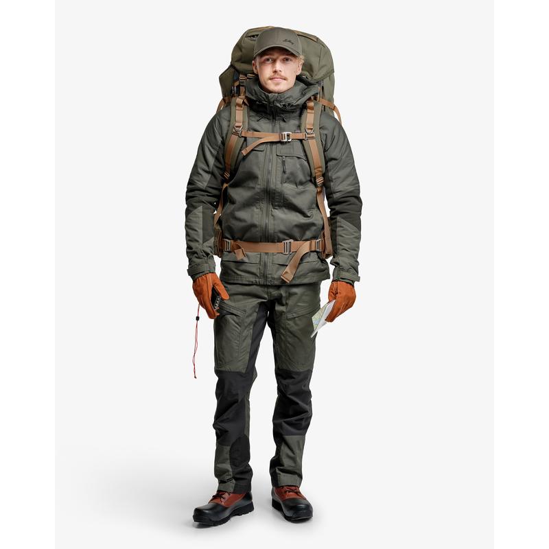 代购Lundhags隆哈Authentic男士冲锋衣防风防水透气户外夹克