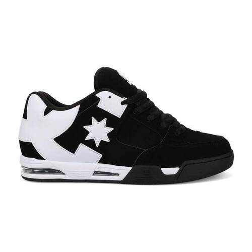 海外代购DC SHOES男士运动休闲鞋气垫缓震轻量中底低帮黑白拼色