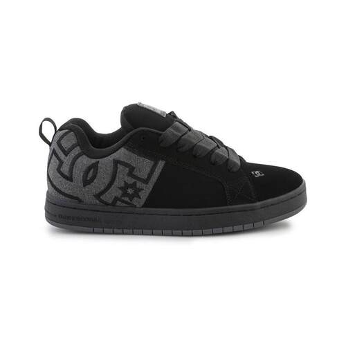 海外代购DC SHOES男士运动休闲鞋耐磨舒适低帮黑色日常穿搭