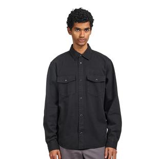 男经典 长袖 衬衫 黑染工艺 休闲百搭基础款 WIP宽松版 CARHARTT 型工装