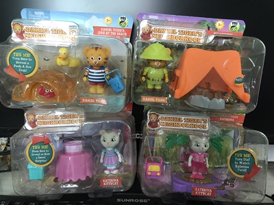 美国正品现货小老虎丹尼尔Tiger Daniel和他的朋友过家家场景玩具