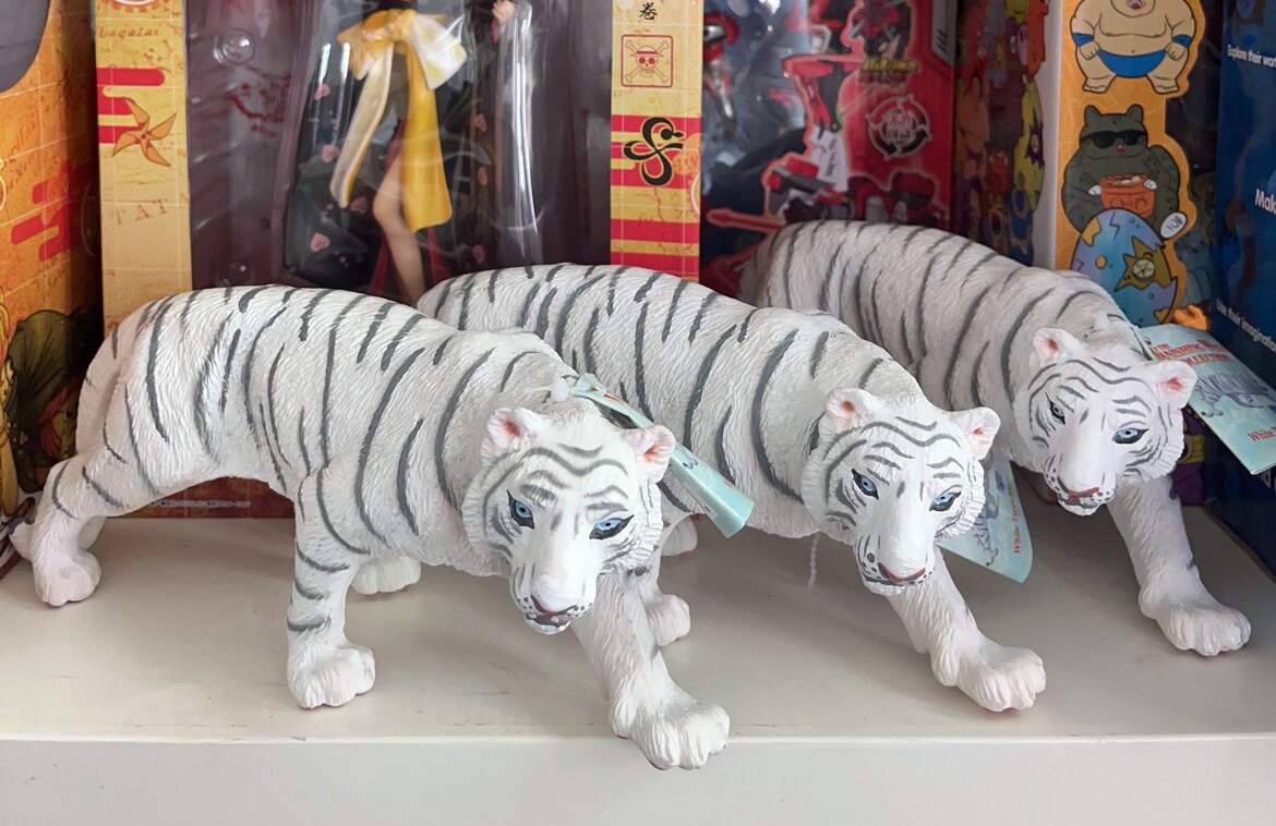 Safari超大尺寸9078-03东北虎 老虎白虎9078-03仿真野生动物模型