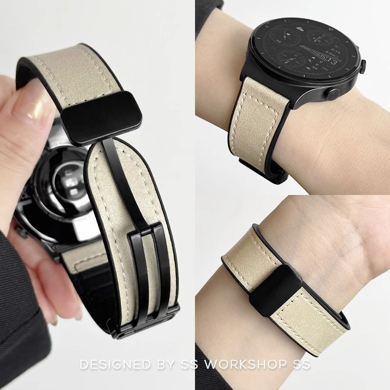 适用华为gt3表带可调节gt2/gt4复古watch3/4高颜值荣耀magic2表带