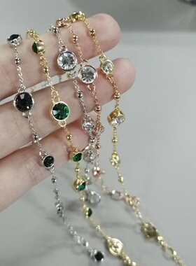 Imber圆形项链女多色泡泡手链