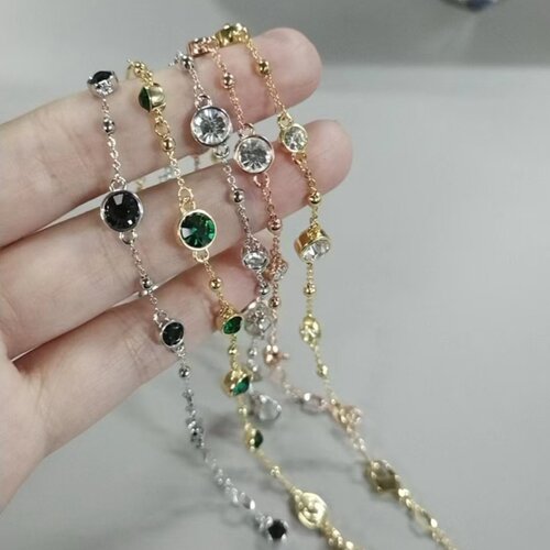 Imber圆形项链女多色泡泡手链