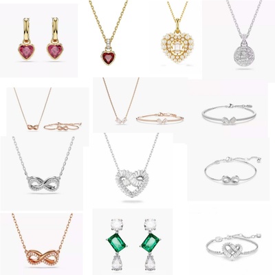 女Hyperbola链坠心形项链锁骨链