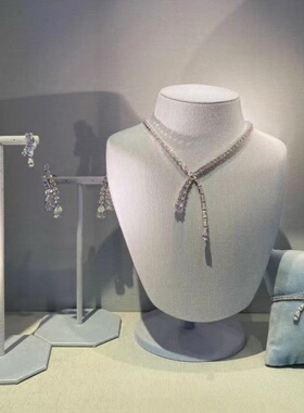 Matrix水晶礼服项链女高级水晶