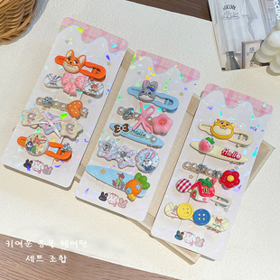 疯狂动物城发夹女童可爱刘海发卡女孩碎发发饰头饰 宝宝2026年新款