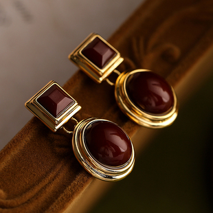 小众独特 适合圆脸 FRENCH耳环耳饰女2025新款 高级感耳坠轻奢爆款