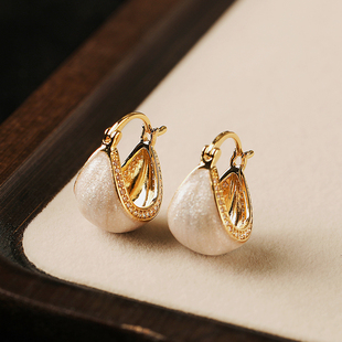 显脸小气质原创耳环女 手提包包设计滴釉爆款 FRENCH 轻度定制