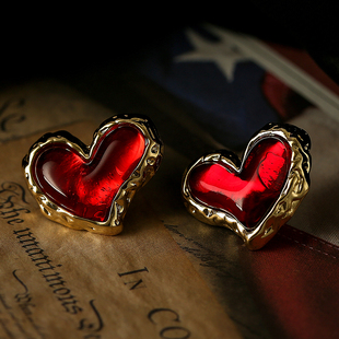 适合圆脸 FRENCH耳环女士2025新款 高级感耳饰设计感小众独特爆款