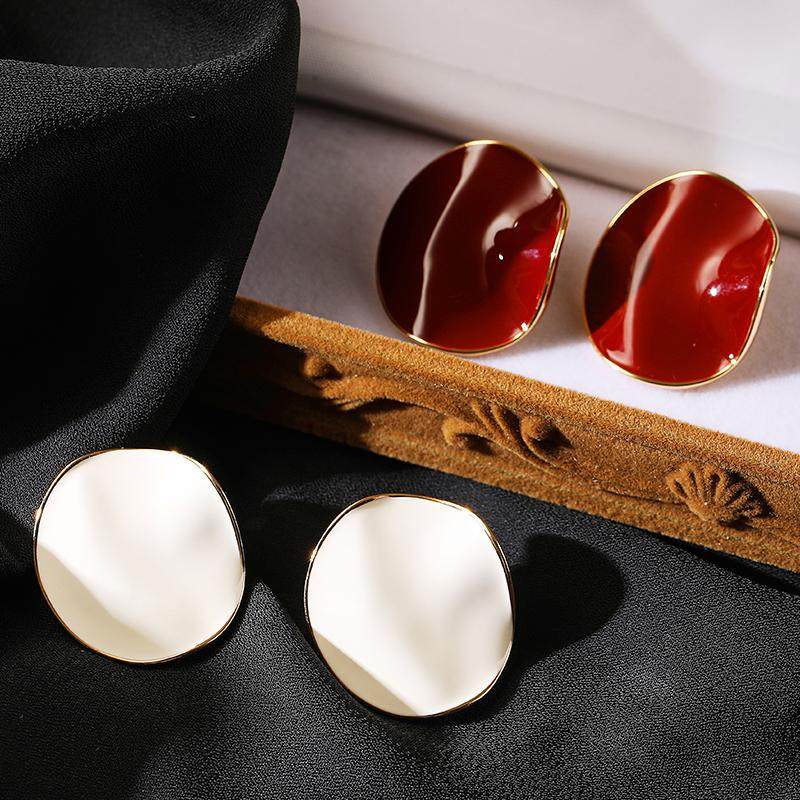 FRENCH【轻度定制】  原创简约气质高级感滴釉优美设计银针耳环女,饰品/流行首饰/时尚饰品新,耳环,淘宝优惠券,粉丝福利购,淘宝优惠卷