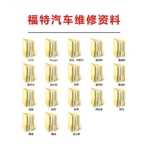 福特福克斯玛斯丹福睿斯嘉年华领界锐际锐界探险者维修手册电路图