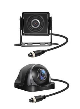 货车挂车高清12v24v行车记录仪四路监控全彩摄像头大广角AHD探头