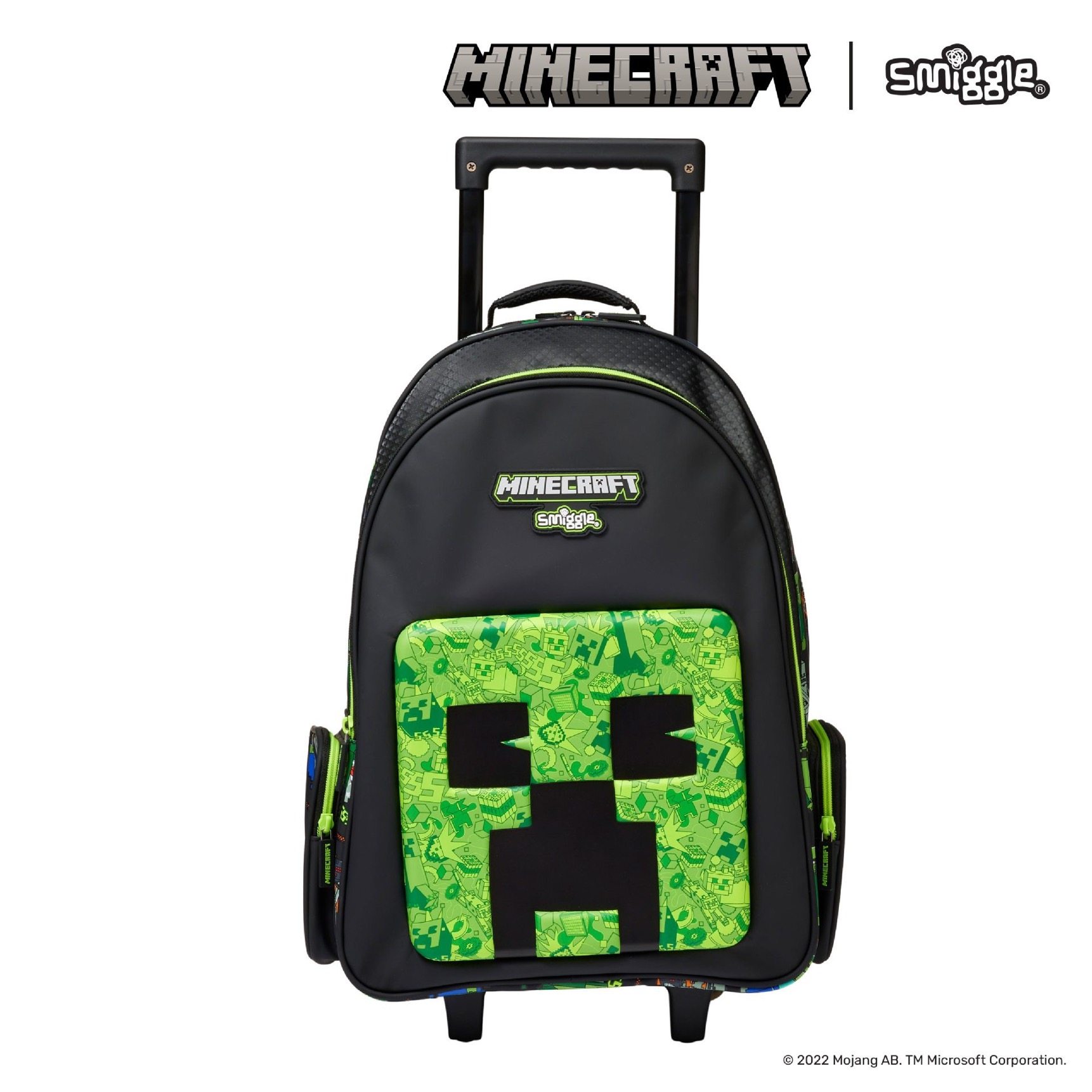 澳洲smiggle拉杆书包联名款大容量减重潮流多元素儿童小学生背包