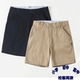 夏季 男童英伦风校服裤 中小学生卡其休闲中裤 儿童短裤 女童藏青裤 子