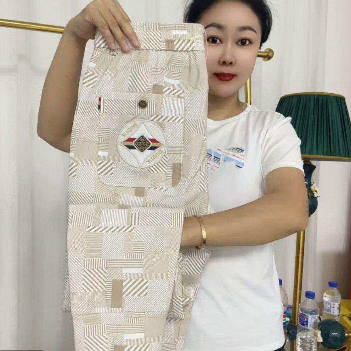 夏天清仓捡漏冰丝休闲裤男士夏季薄款潮流潮牌宽松凉感百搭哈伦裤
