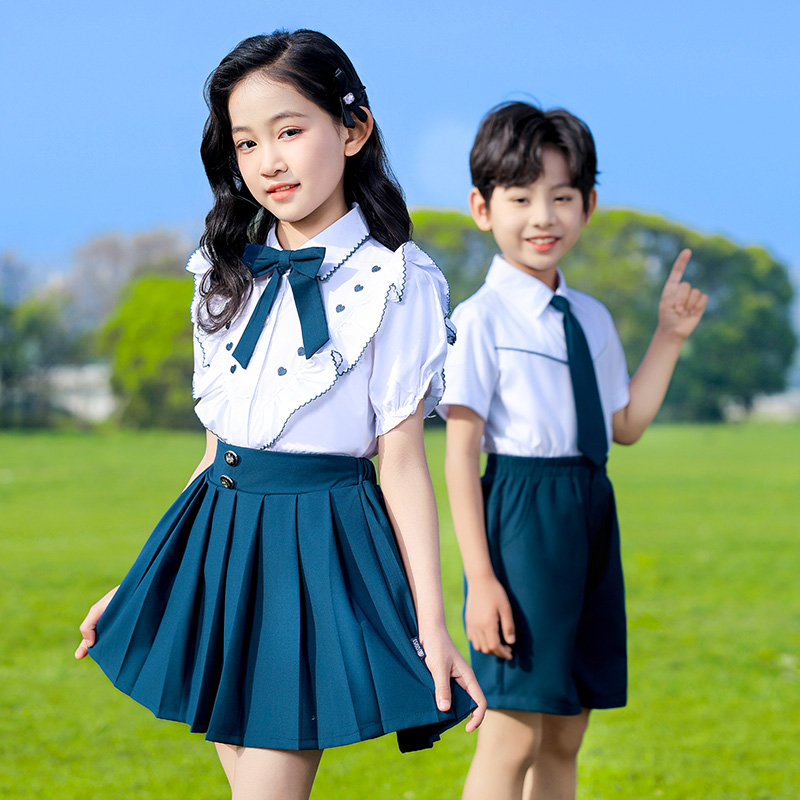儿童合唱演出服毕业照小学生