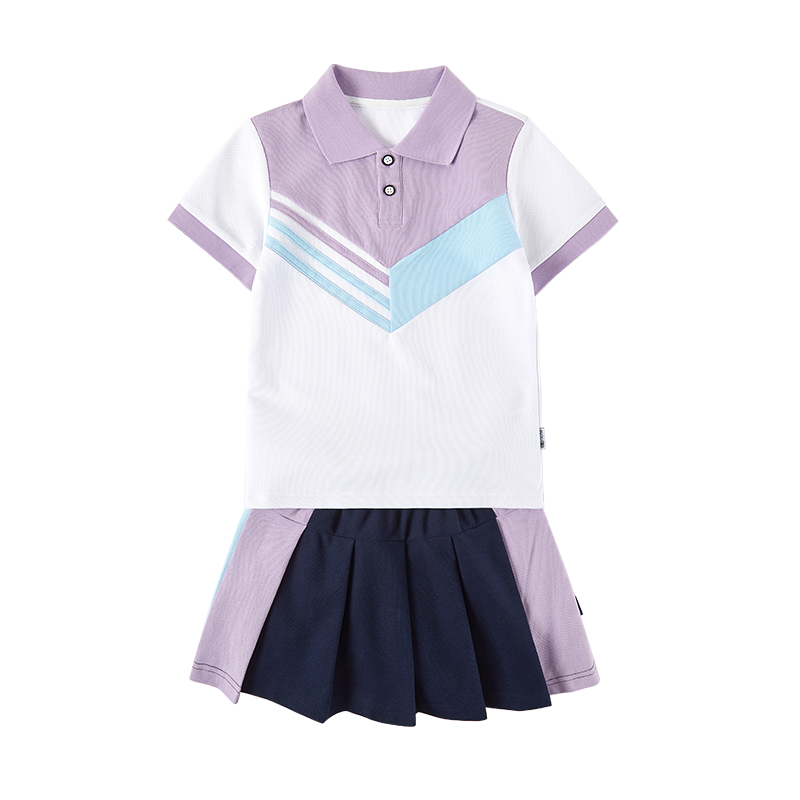 幼儿园园服夏季新款纯棉运动套装毕业照班服小学生校服教师服定制
