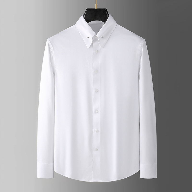 轻奢商务免烫抗皱长袖衬衫