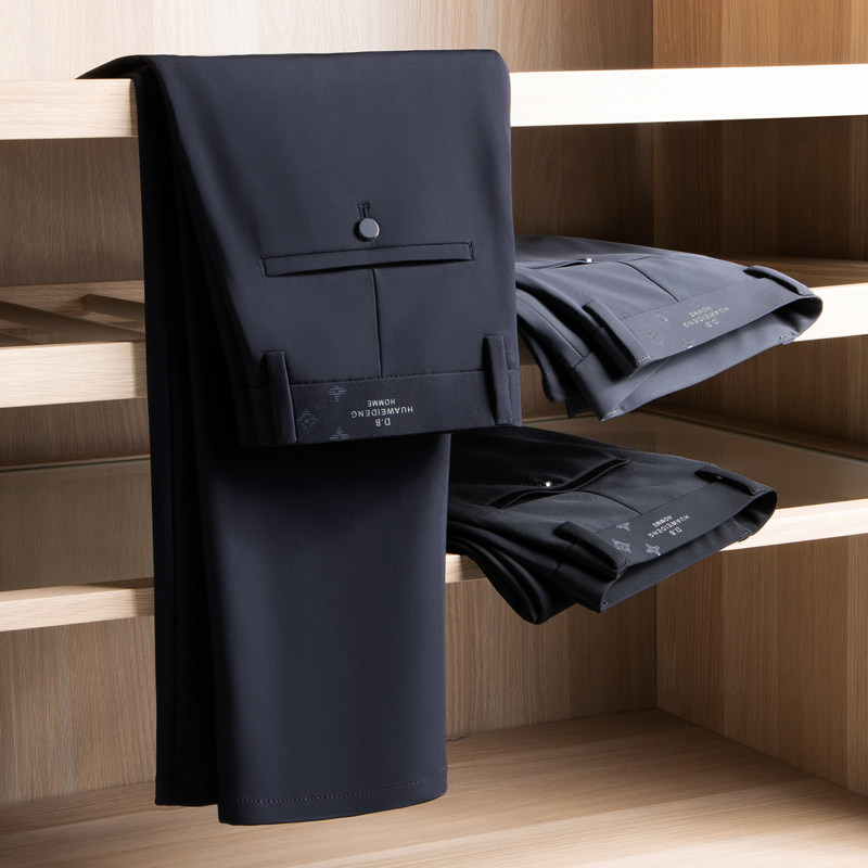 传棨长裤直筒免烫抗皱休闲裤