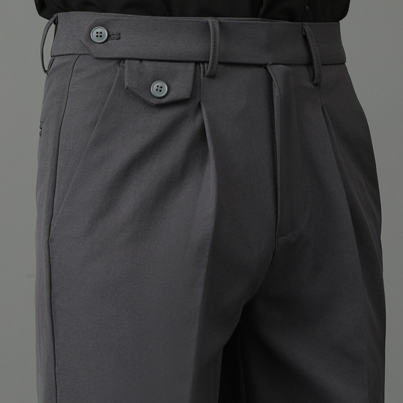 传棨那不勒斯直筒秋冬长裤免烫