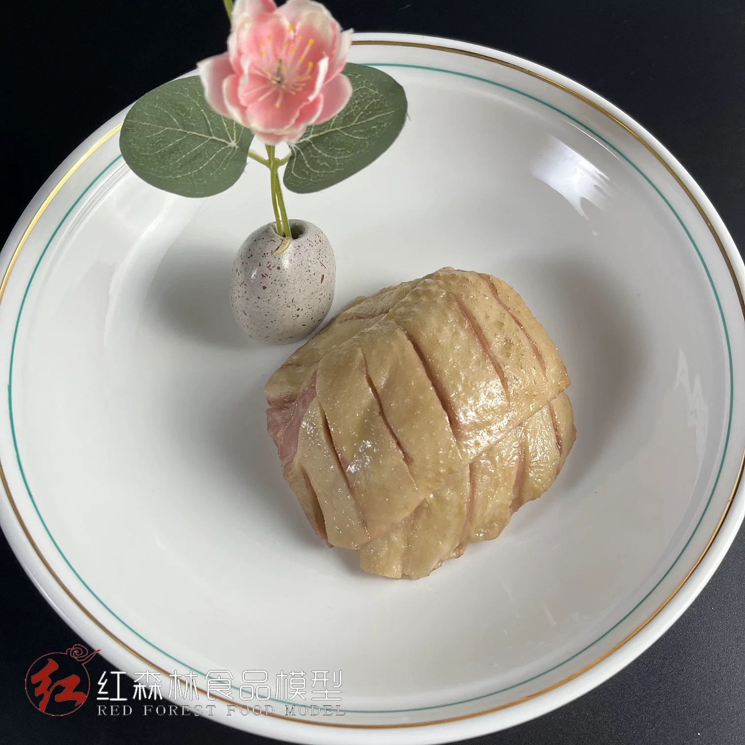 仿真冷菜白切鹅食品模型酒店假样品菜厨房摆盘
