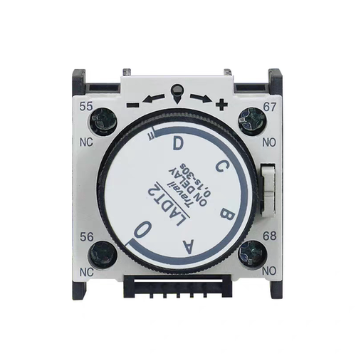 交流接触器星三角通电空气延时头LR2-DT2  1-30S断电延时10-180S