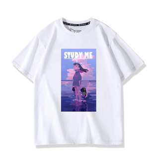 永远是深夜有多好二次元乐队真夜中短袖T恤夏季纯棉男女衣服潮流