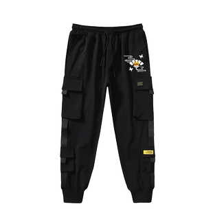 东方project柚子西行寺幽幽子周边衣服男女情侣休闲百搭工装长裤