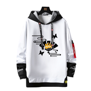 东方project游戏西行寺幽幽子周边衣服男女休闲学生百搭连帽卫衣