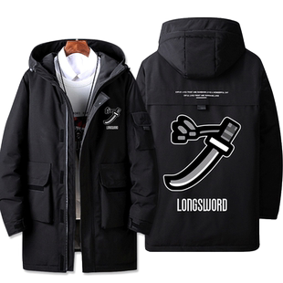 怪物猎人大刀Monster Hunter动漫周边衣服男女秋冬羽绒服加厚外套