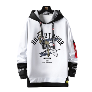 86不存在的地域战区动漫周边送葬者Undertaker标志飘带卫衣男衣服