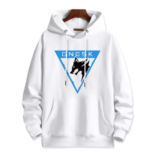 暗区游戏突围周边同款cos连帽卫衣白狼连队章二次元男女秋冬衣服