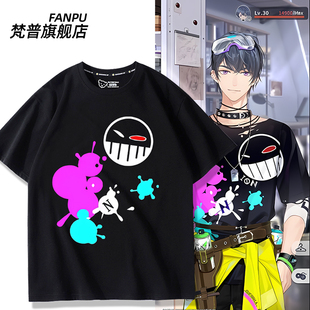 陆景和cos周边同款联名同款cos短袖T恤甜宠萌心左然蔷薇衣服上衣