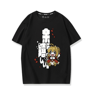 FGO动漫fate周边玉藻前 尼禄 同款cos短袖T恤男女二次元痛衣服夏