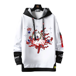 Terraria泰拉瑞亚游戏周边克苏鲁之眼连帽卫衣史莱姆王像素衣服