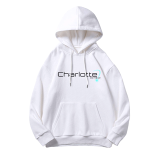 key社Charlotte友利奈绪联名周边二次元连帽卫衣男女新款学生衣服