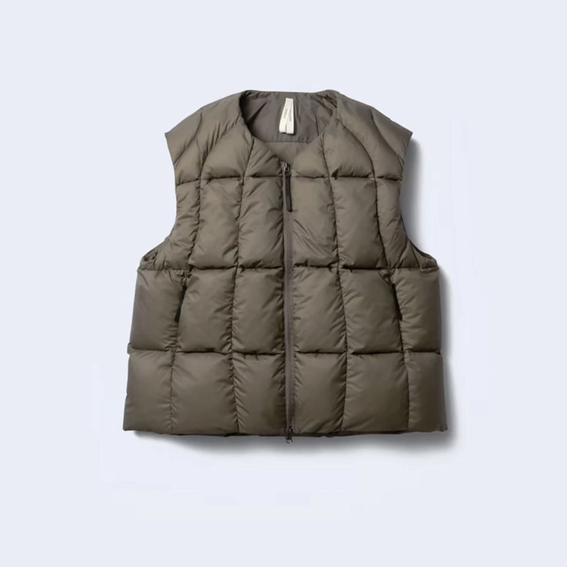 轻量化日系机能Light Vest三维剪裁羽绒内胆马甲男女款