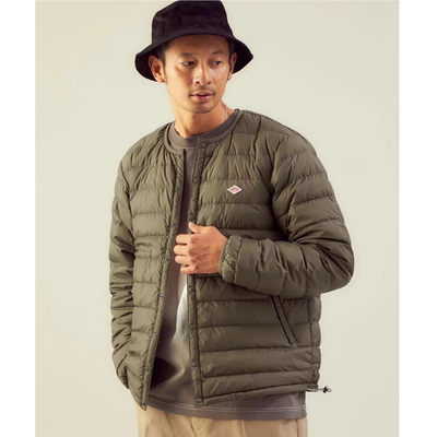 DA.TON 日系轻薄无领防水保暖内胆 男女短款羽绒服